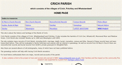 Desktop Screenshot of crichparish.co.uk